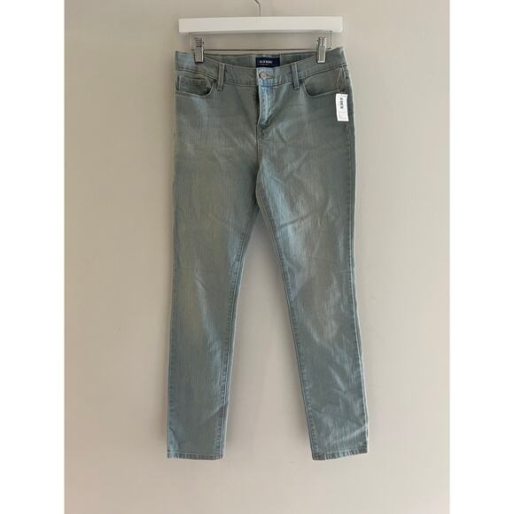 NWT Old Navy Super Skinny Jeans Light Wash Size 12 Tall JL - Picture 7 of 13